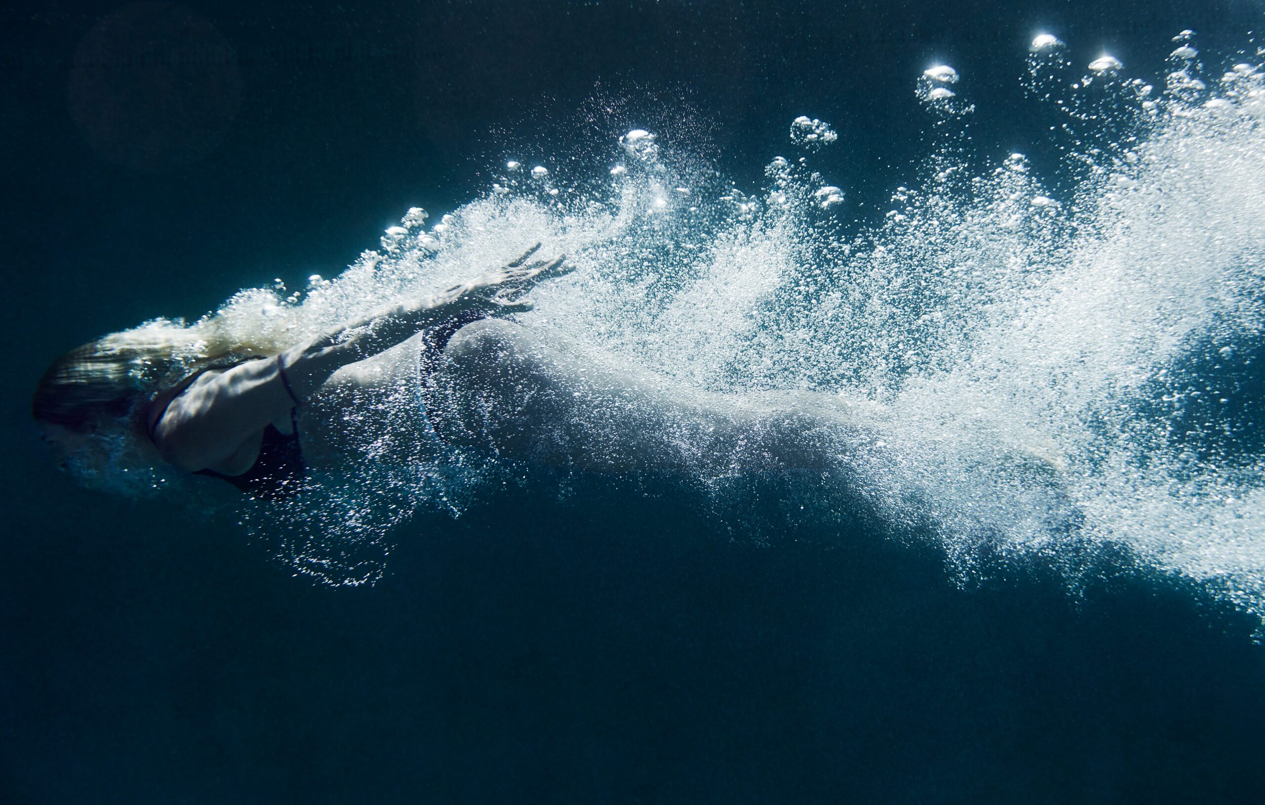 Gabby Reece Diving